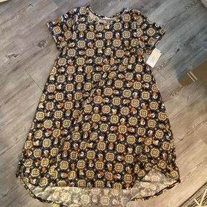 BNWT Lularoe Carly Disney Dress XL Donald Original Run